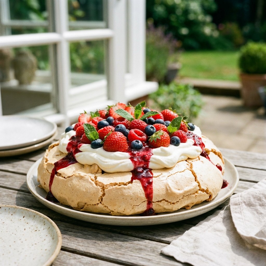Summer Berry Pavlova